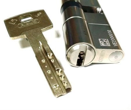 Механизм цилиндровый Abus Vela MX (Абус Вела) 70мм (35*35) никель, кл/кл