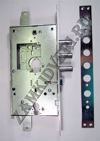 Замок врезной двухсистемный Securemme (Секурема) 2533/37 FR (без нуклео,2-систем) прав
