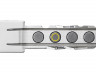 Цилиндр Evva MCS 122 мм 61x61 ключ-ключ